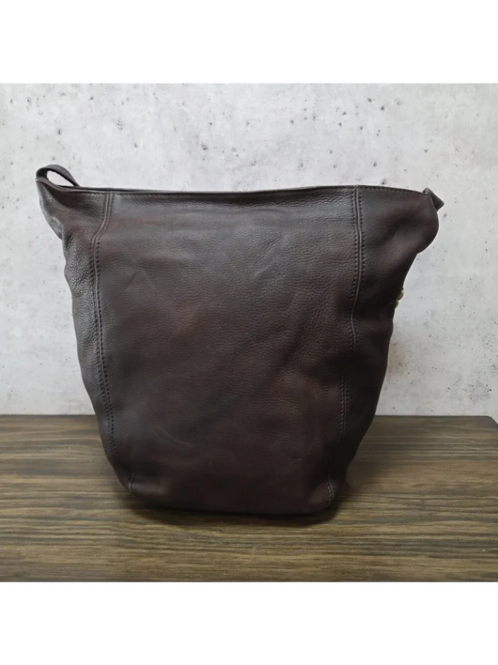 Vtg Coach Sonoma 4943 Soft Bucket Bag Chocolate Brown Nubuc 